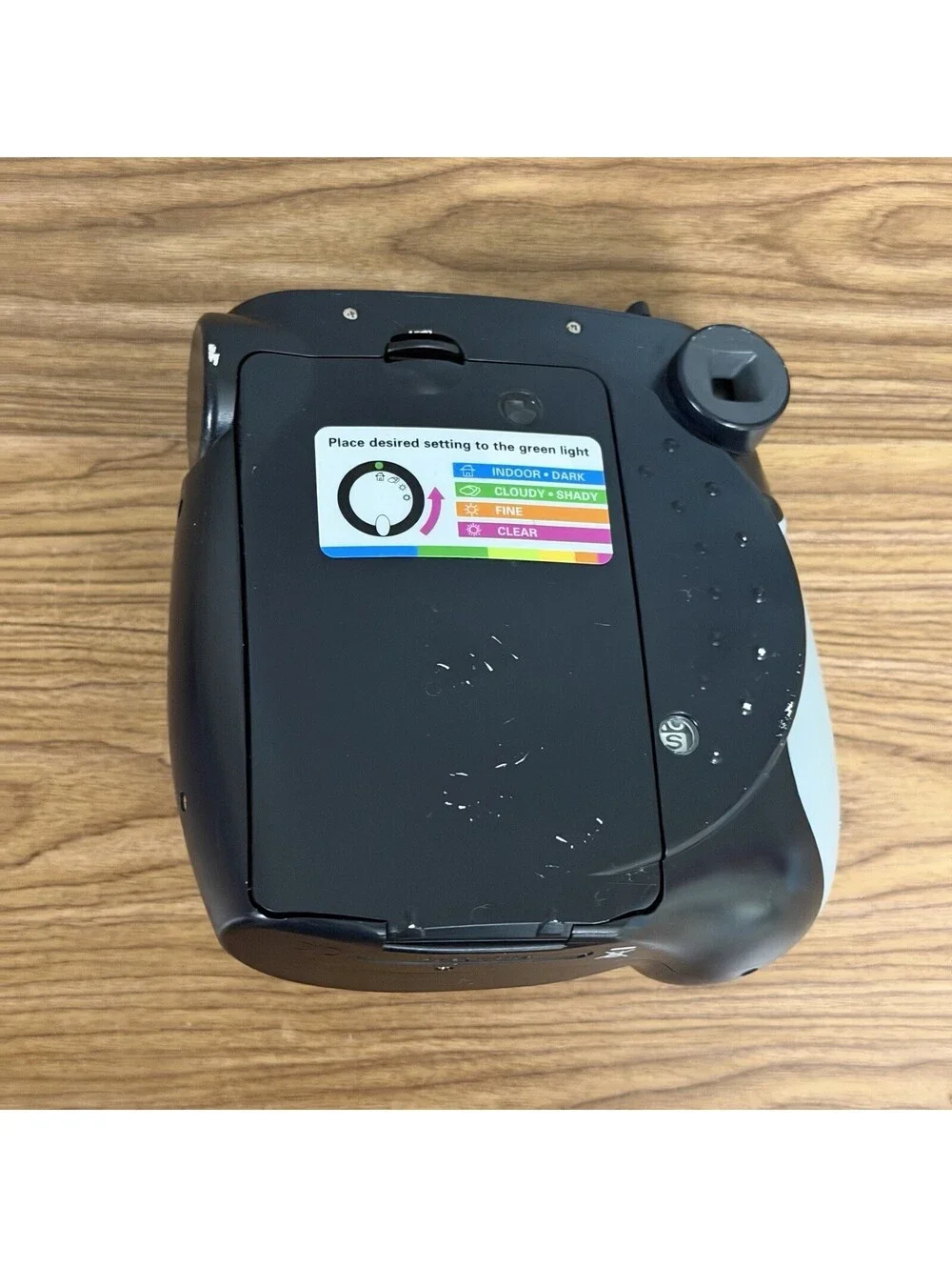 Polaroid 300 Instax Mini Instant Film Camera Black Tested Working